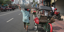 Tráfico, Jogyakarta, Indonesia