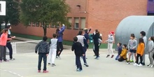 2018_12_21_Partido de Baloncesto navideño profes alumnos 6º_CEIP FDLR_Las Rozas