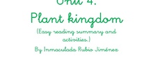 Plant kingdom 3ºEP