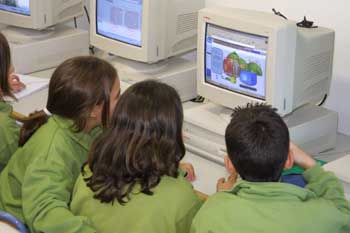 Realizando actividad con el ordenador