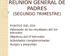 Reunión general de padres-2º trimestre