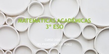 Matemáticas Académicas 3º ESO. IES Profesor Julio Pérez