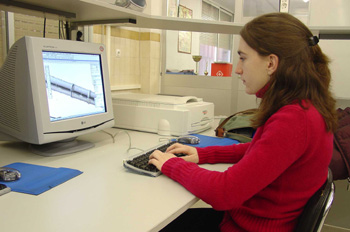 Posición de trabajo en pantallas de visualización