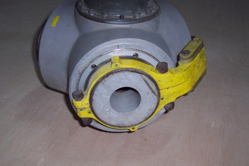 Sección de pala de hélice encastrado en buje