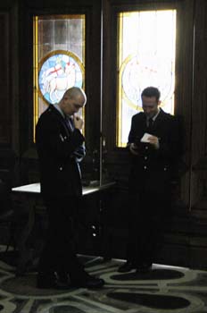 Guardias en el Duomo, Florencia