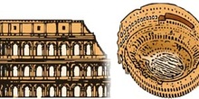 Ilustración del Coliseo de Roma