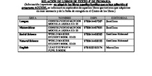 lista material 4º