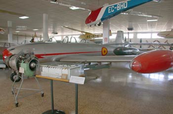 Maqueta de un hangar, Museo del Aire de Madrid