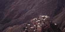 Edificaciones en Kohlan, Yemen