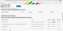 Cómo hacer una copia de seguridad de un curso