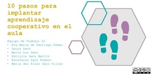 10 pasos para implantar aprendizaje cooperativo