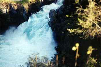 Rápidos en rio de Isla Norte, Nueva Zelanda