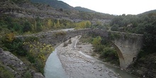 Punte sobre el río Isábena. Huesca