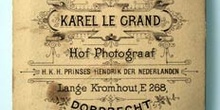 Reverso de un Carte de Visite