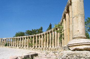 Plaza Oval, Jarash, Jordania