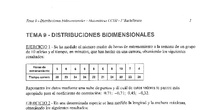 Distribuciones bidimensionales