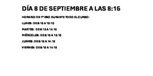 COMIENZO CURSO