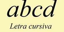 Letra cursiva