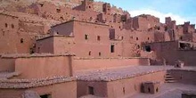 Construcciones escalonadas, Ait Benhaddou, Marruecos