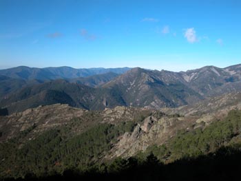 Vista general de Las Hurdes, Cáceres
