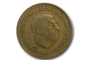 Peseta, Franco, Cara