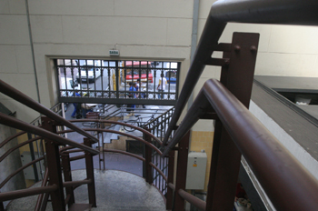 Escaleras del Mercado de abastos de Sao Paulo, Brasil