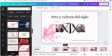Vídeo explicativo sobre presentación Arte y cultura siglo XIX