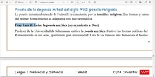 Lengua I Clase a distancia 41 20230521 - Lírica del Renacimiento (V): Fray Luis de León