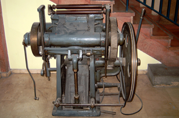 Máquina de impresión minerva