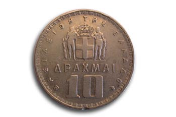 Dracma, Grecia, Cruz