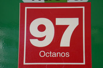 Nivel detonante (octanos)