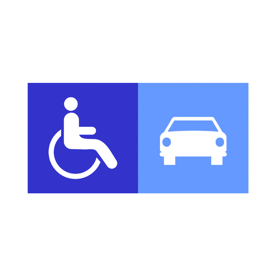 Descenso de vehículos accesible a discapacitados