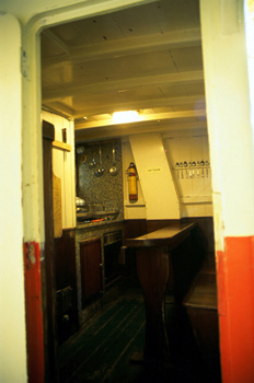Cocina de un barco de pesca, Museo Marítimo de Asturias, Luanco