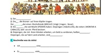 Gesellschaftsordnugn im Mittelalter (Arbeitsblatt) - 2º ESO