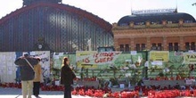 Santuario provisional de la estación de Atocha