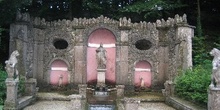 Fuente en el Castillo de Hellbrunn