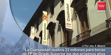 Se destinan 22 millones para becas de FP de Grado Superior los dos próximos años