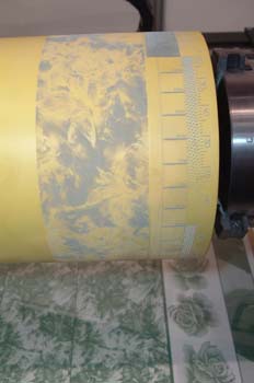 Alveolos de cilindro de huecograbado