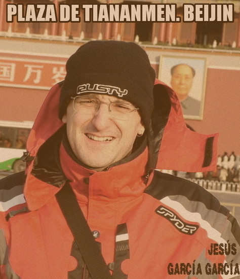 Jesús en plaza de Tiananmen