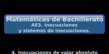 AE3. 4 Inecuaciones de valor absoluto