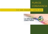Proyecto Final Plan de Convivencia CC San Joaquín y Santa Ana Primaria