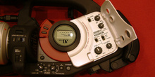 Cámara Mini DV, panel de audio