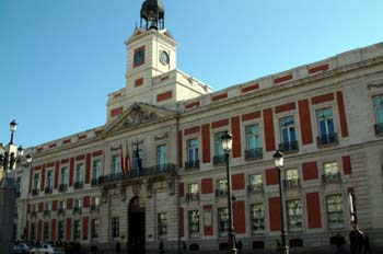 Casa de Correos en la Puerta del Sol, Madrid