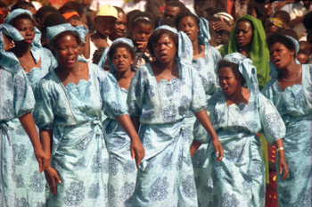 Mujeres bailando, Nacala, Mozambique