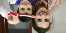 Semana de la salud. Nos cepillamos bien los dientes. Infantil 5 años