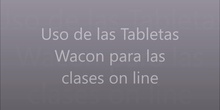 Uso de las tabletas digitalizadoras para las clases on-line