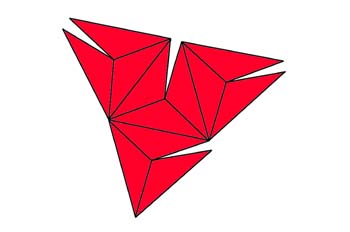 Desarrollo de un triaquistetraedro