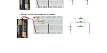 Montaje de circuitos electrónicos básicos en placa protoboard