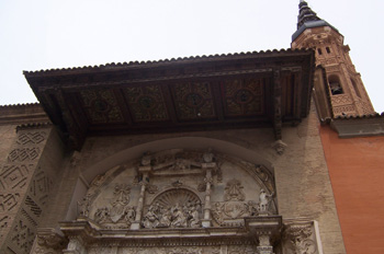 Portada de Santa María, Calatayud, Zaragoza