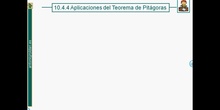 U1007 Aplicaciones del Teorema de Pitágoras